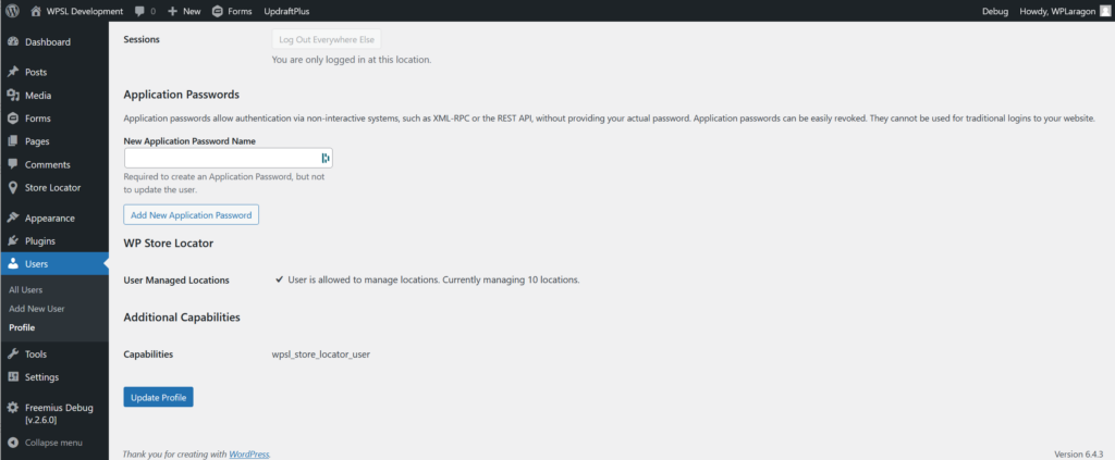 User Profile